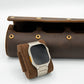 Vintage Leather Watch Roll