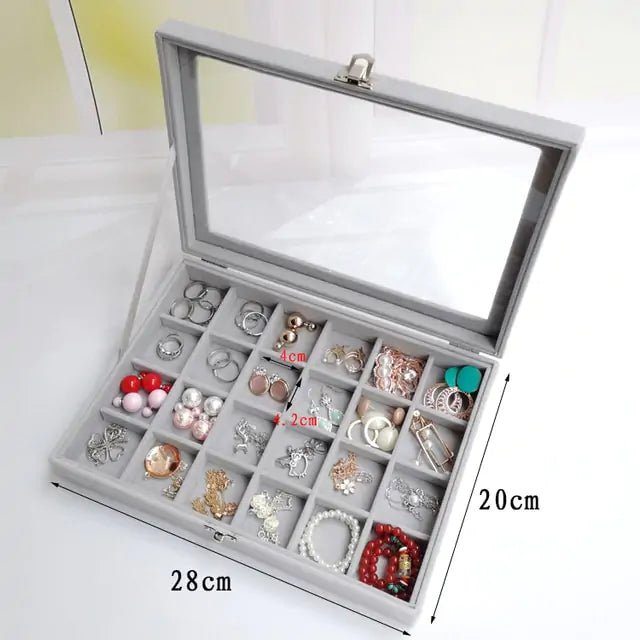 Velvet Jewelry Organizer